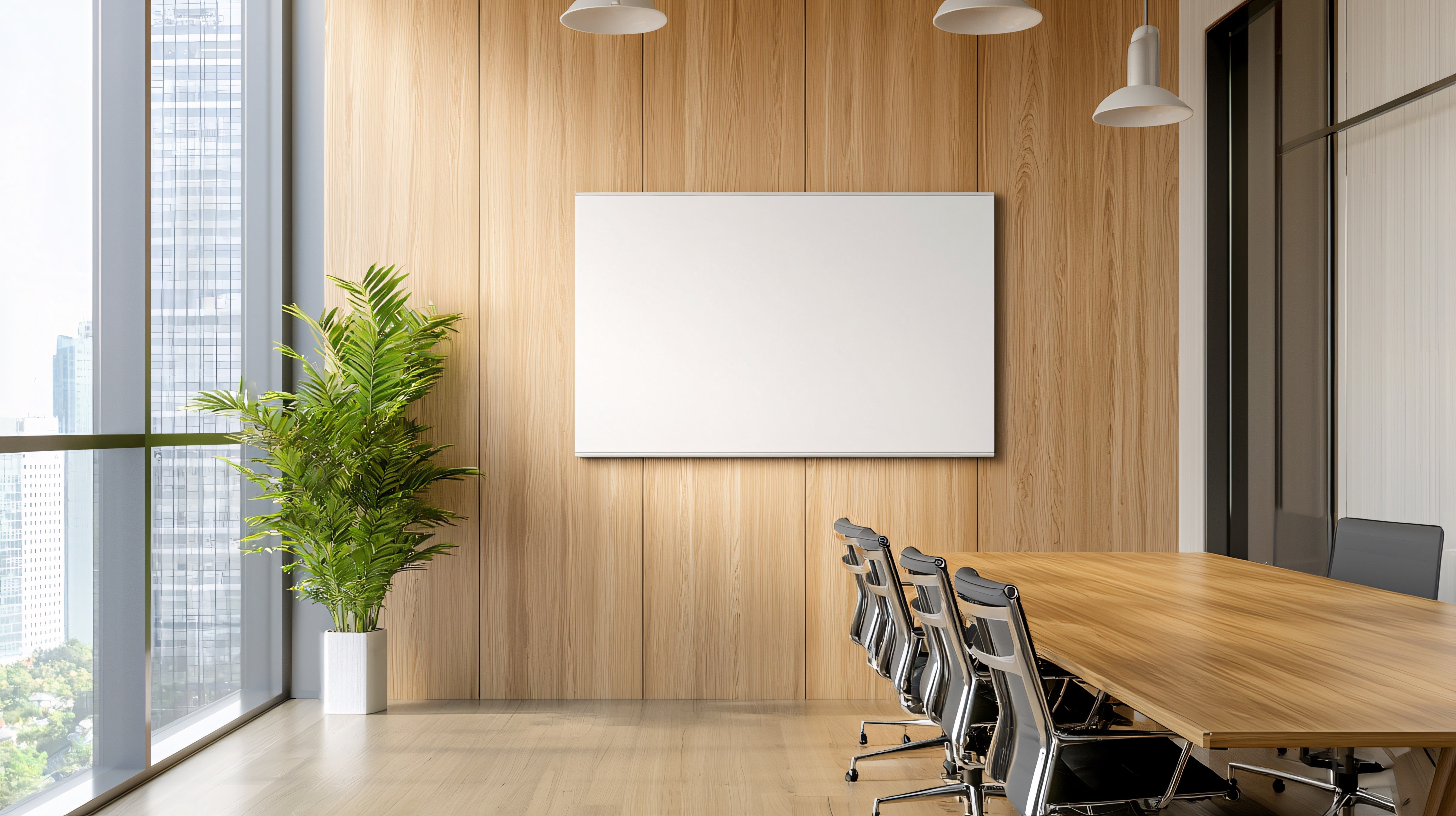 Office with infrared heating