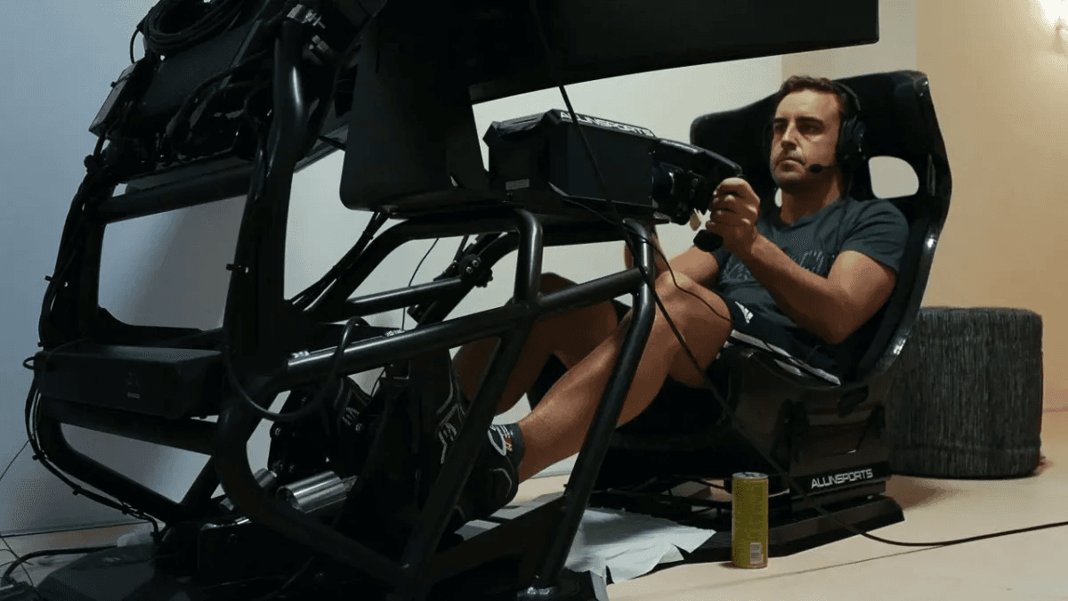 Cockpit of a race car