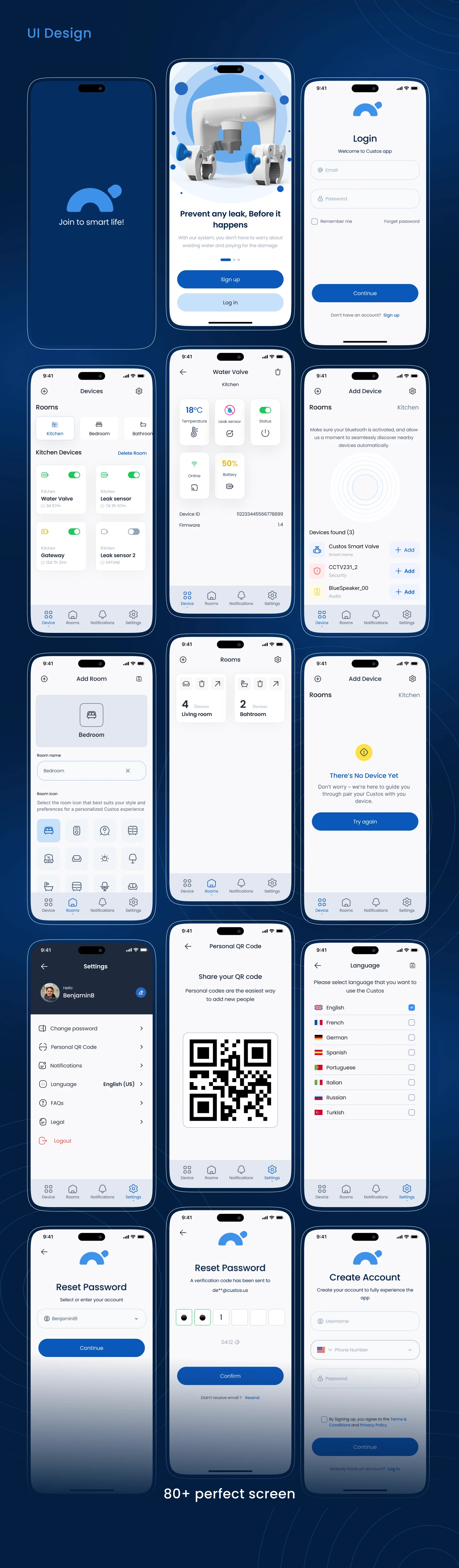 Custos App Design