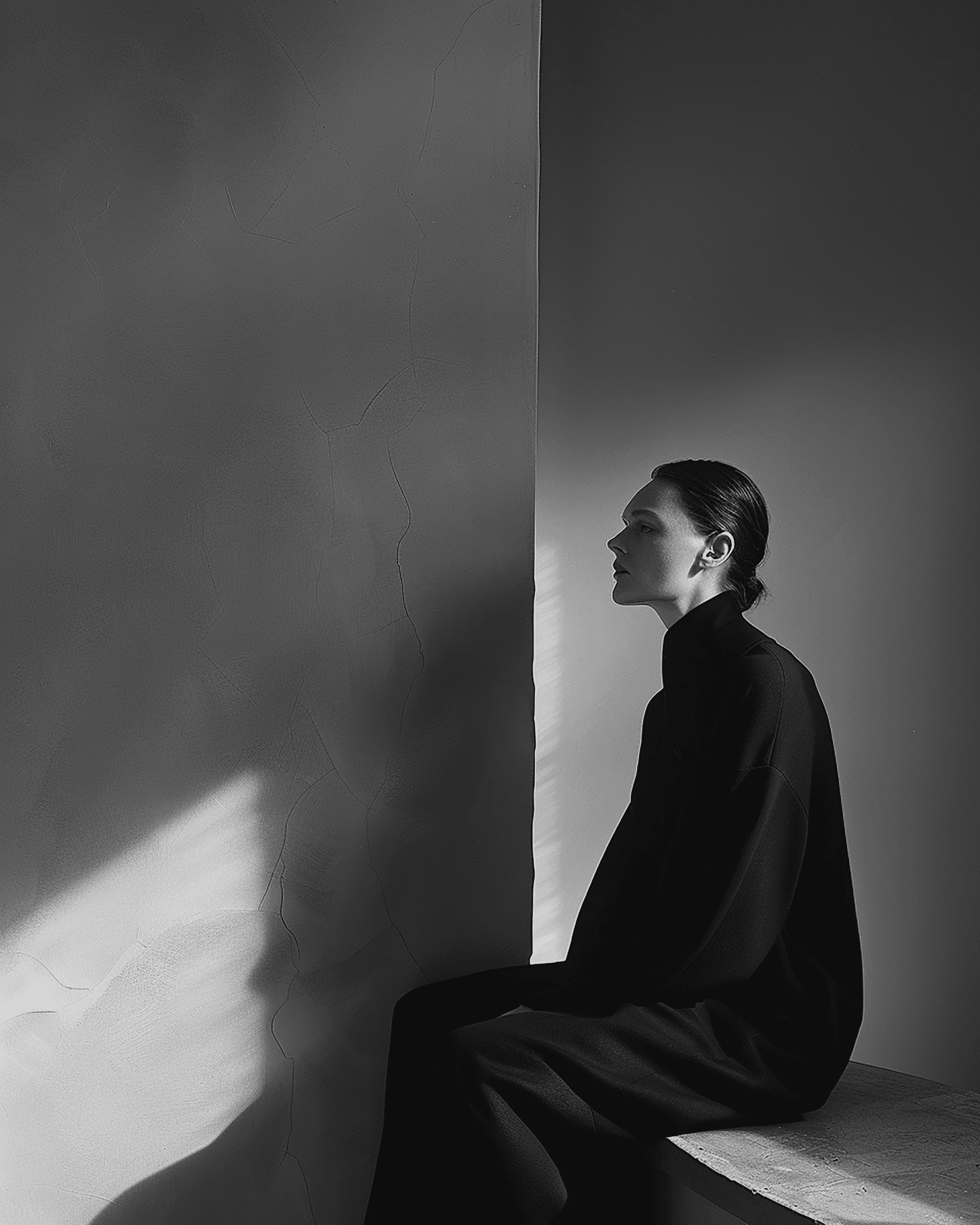 Man in Warm Lighting