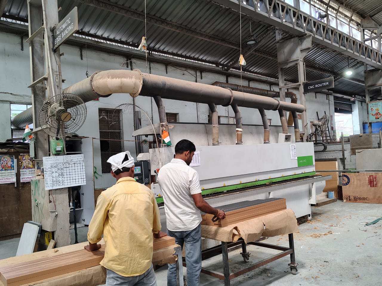 A picture of a world map on a wall