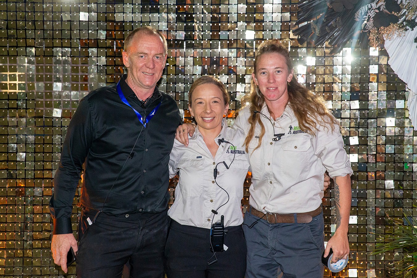 Ammie, Craig & Token at Beef Week