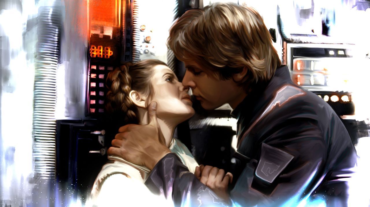 Leia & Han by Brian Rood