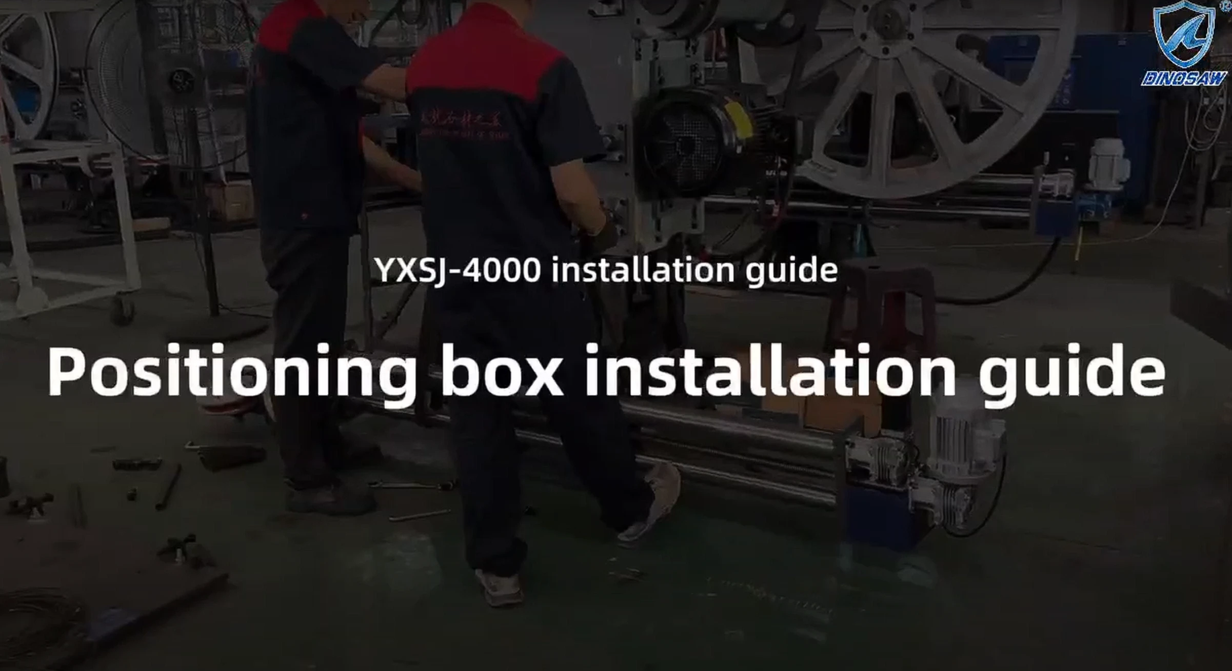 Positioning Box Installation Guide for CNC Wire Saw Machine