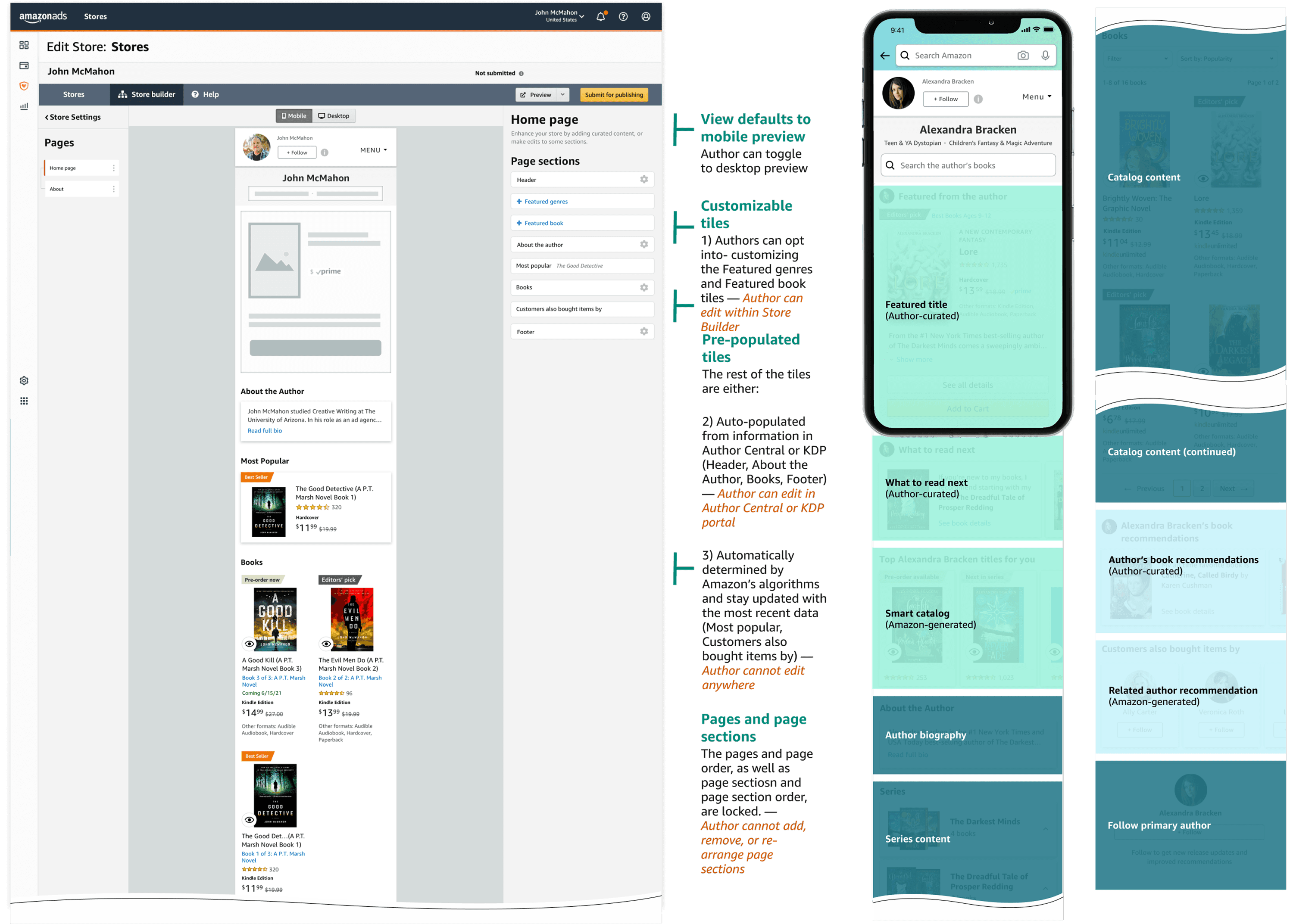 Author Store Builder