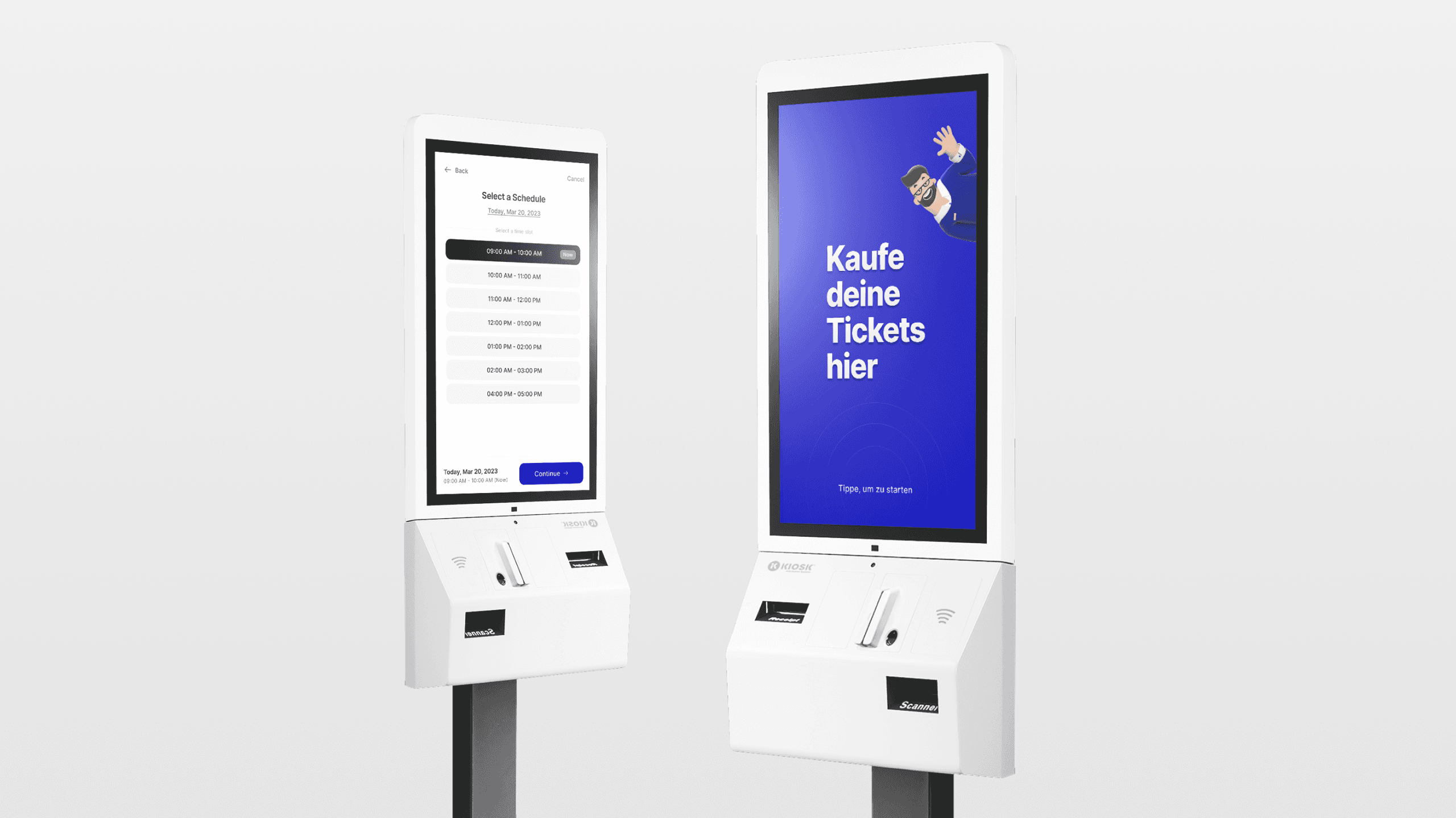Self-Checkout Terminal project, showing the physical kiosk