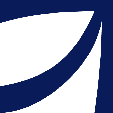 Abstract curved graphic element from the Hey Sid logo.