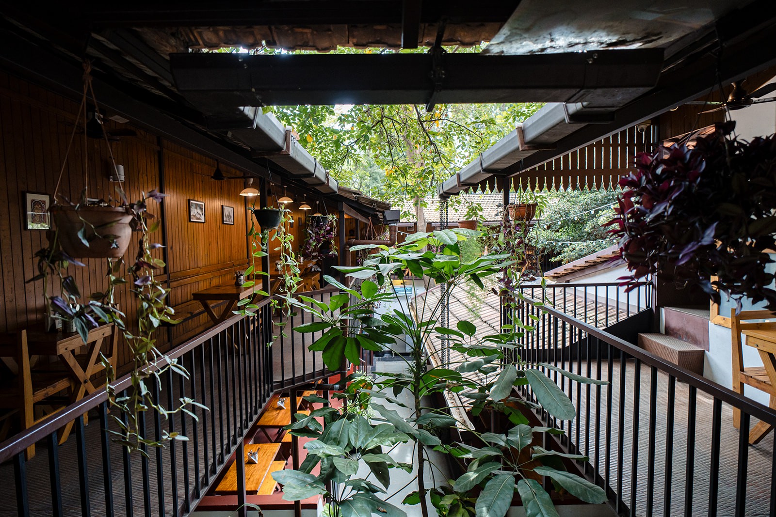 Cozy interior seating at DYU Art Cafe, relaxed cafe atmosphere in Koramangala