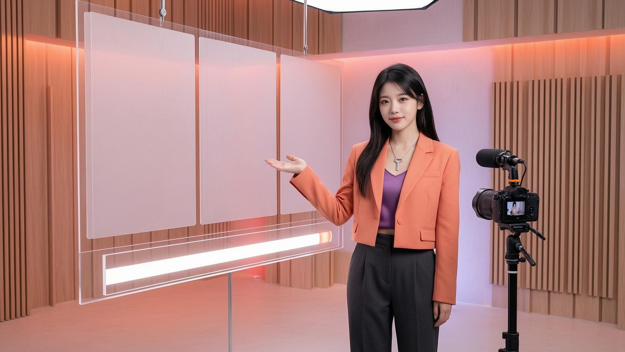 Creator mapping a script, storyboard, voice, camera, and export workflow for AI influencer video