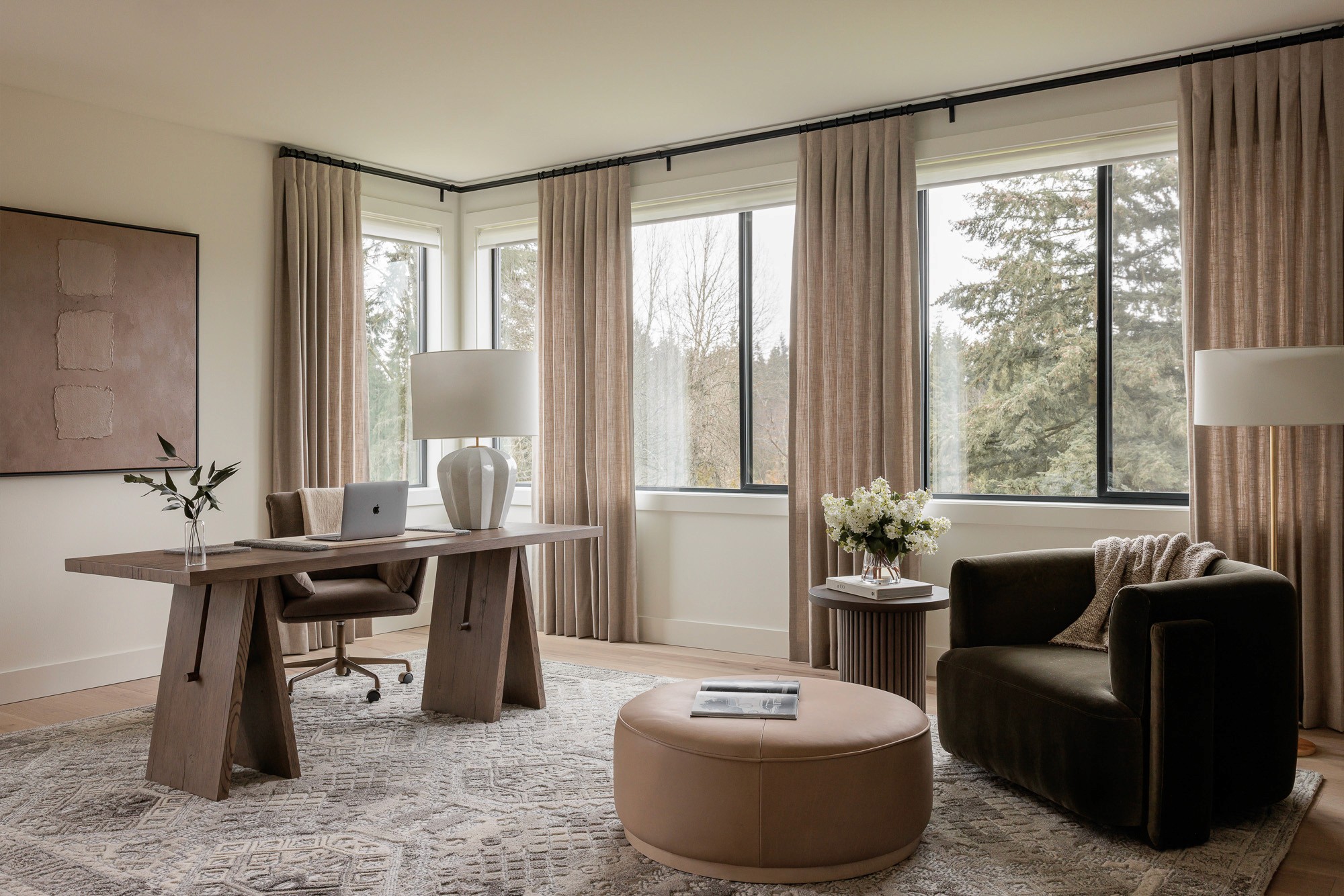 We’re so excited to share details from The Woodinville House: Her Office –– one of our favorite interior design + professional organizing projects in Woodinville, WA.