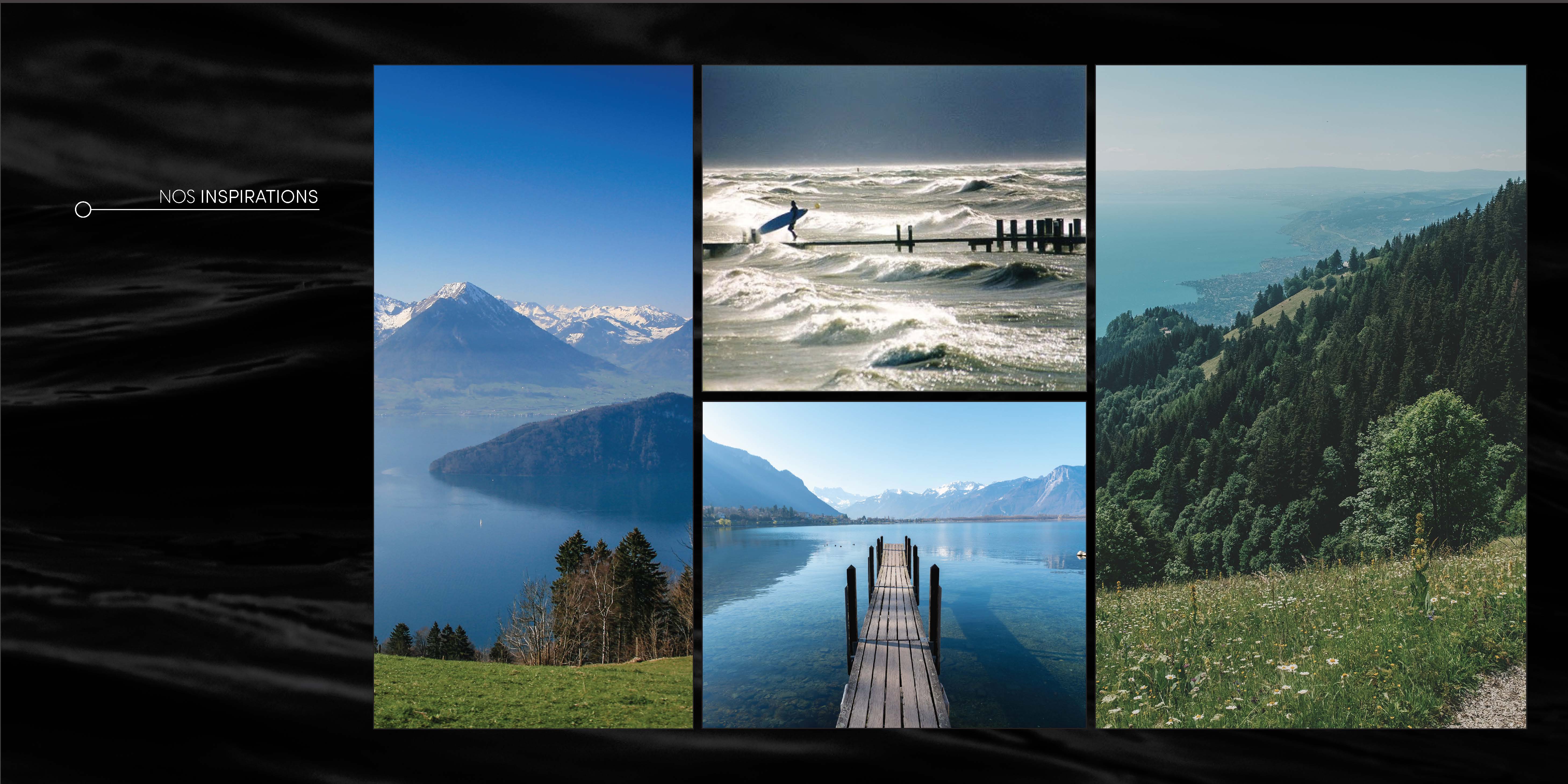 Inspiration moodboard for creative research