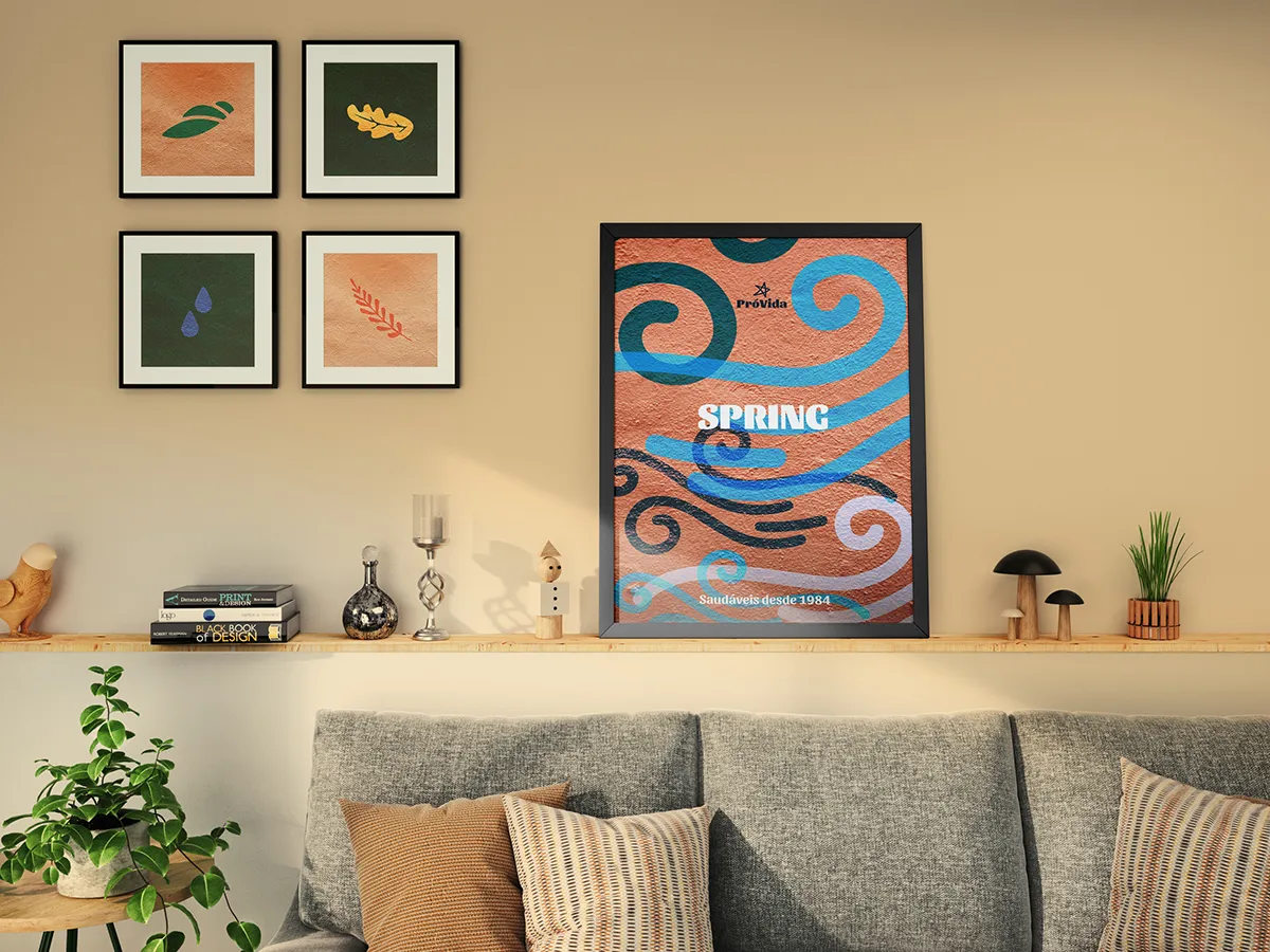 PróVida rebrand seasons spring poster