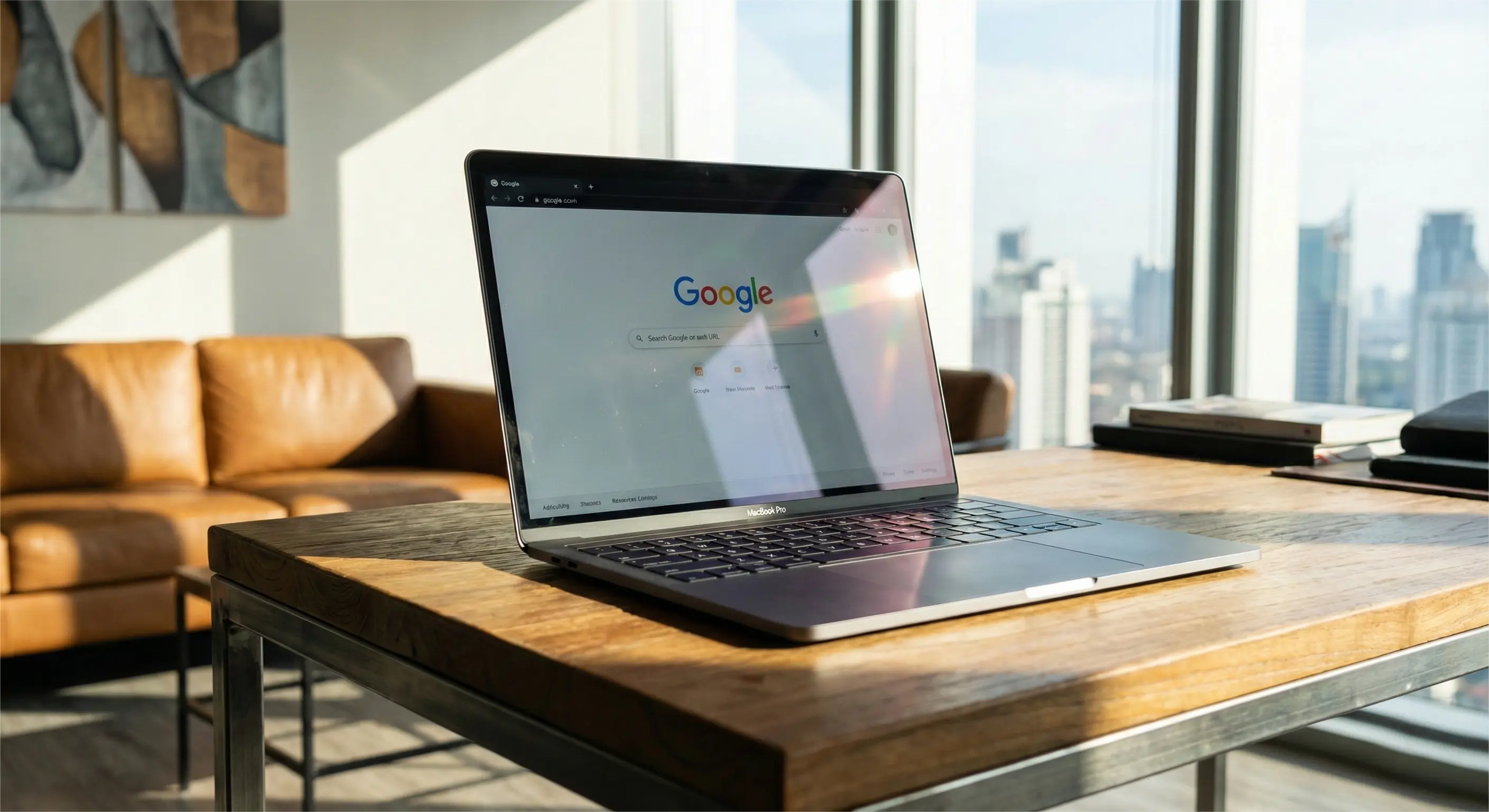 macbook pro on an apartment opening google search