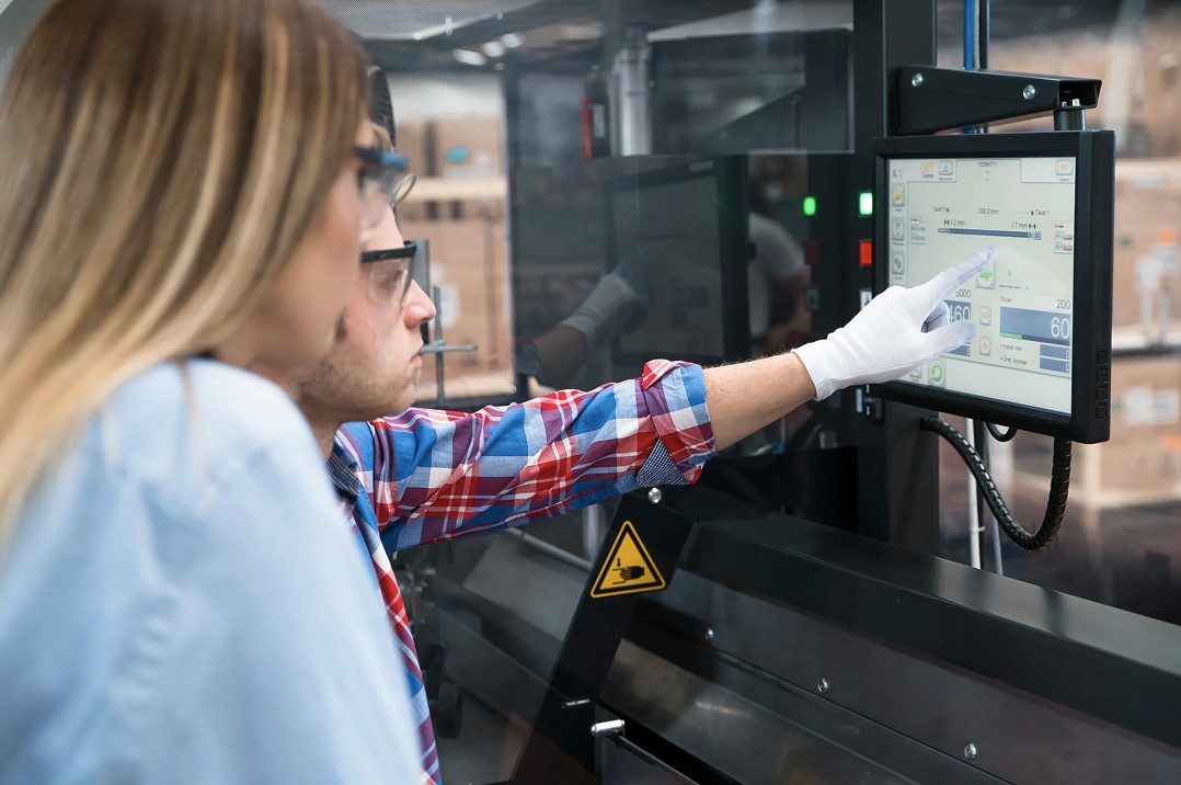 image of workers analyzing data based on patent and responsible packaging