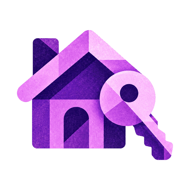 House and key icon, first home buyers