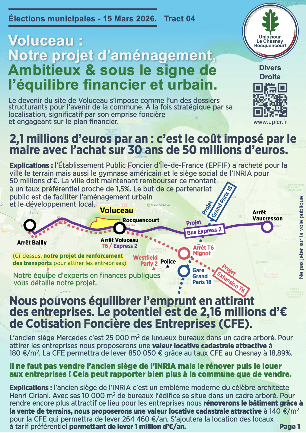 Image du Tract4 : Projet Voluceau Inria