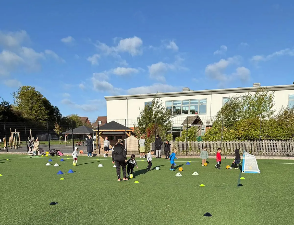 Kids football training