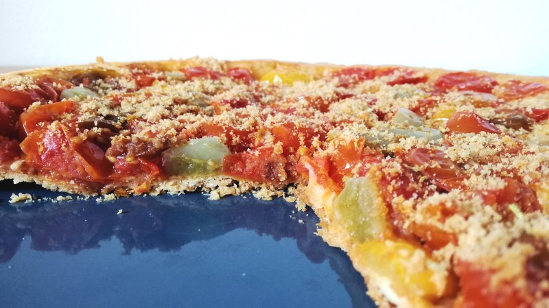 Tarte tatin di pomodorini