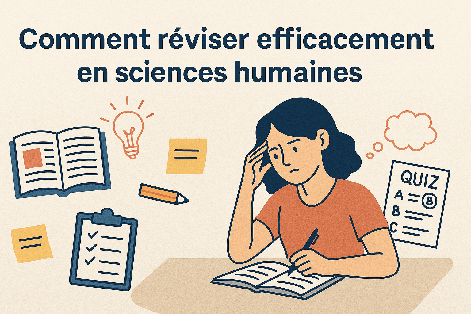 Comment réviser efficacement en sciences humaines avec Koro AI