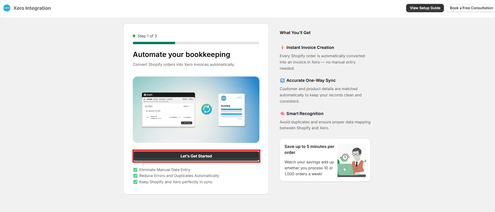 Cloudify’s Xero Integration