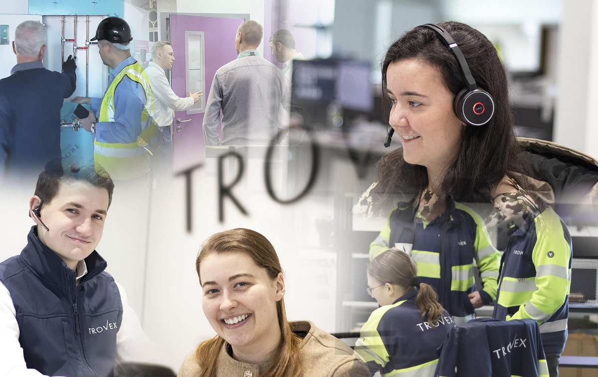 Trovex team members at Norfolk facility