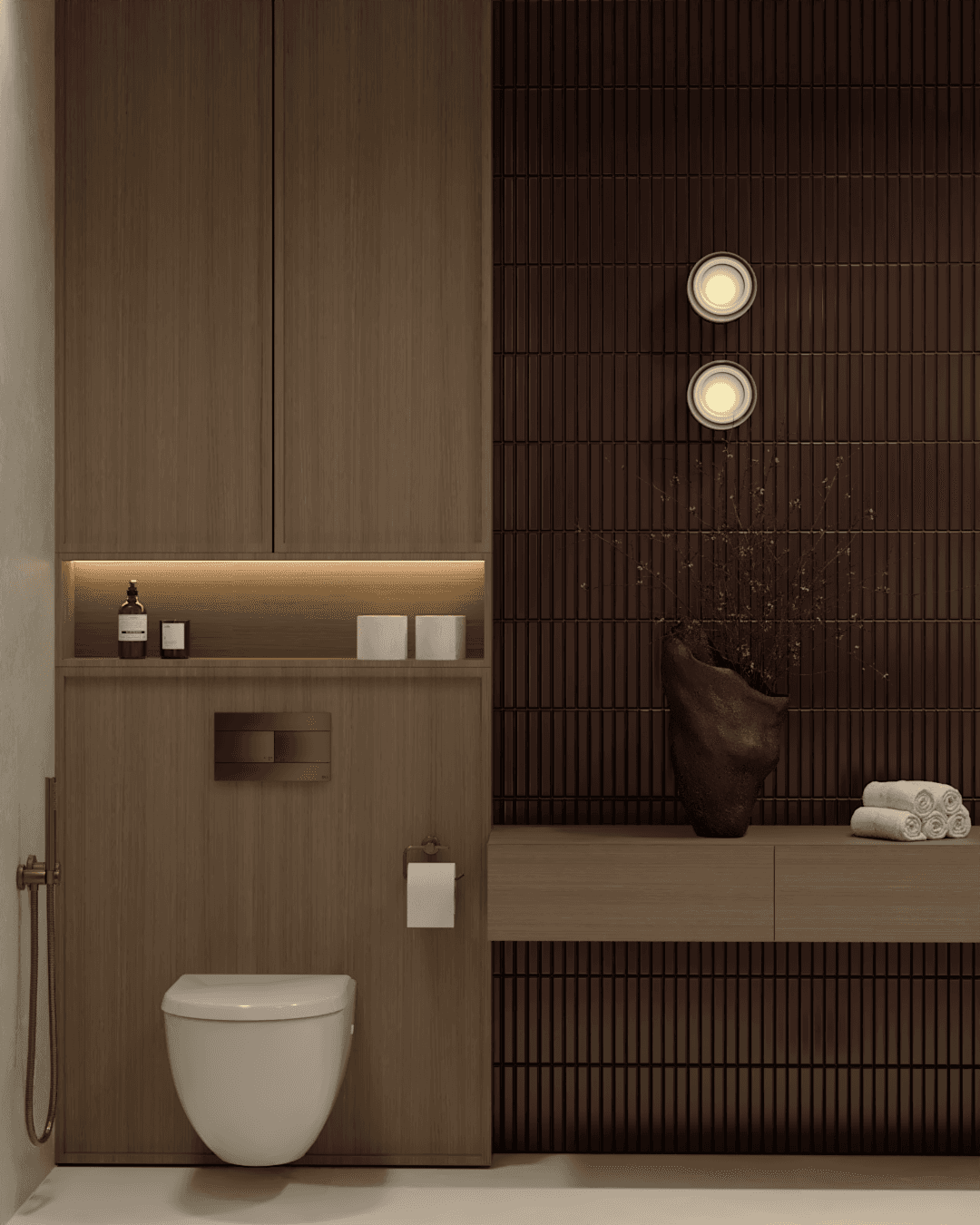 Bathroom design viola marble