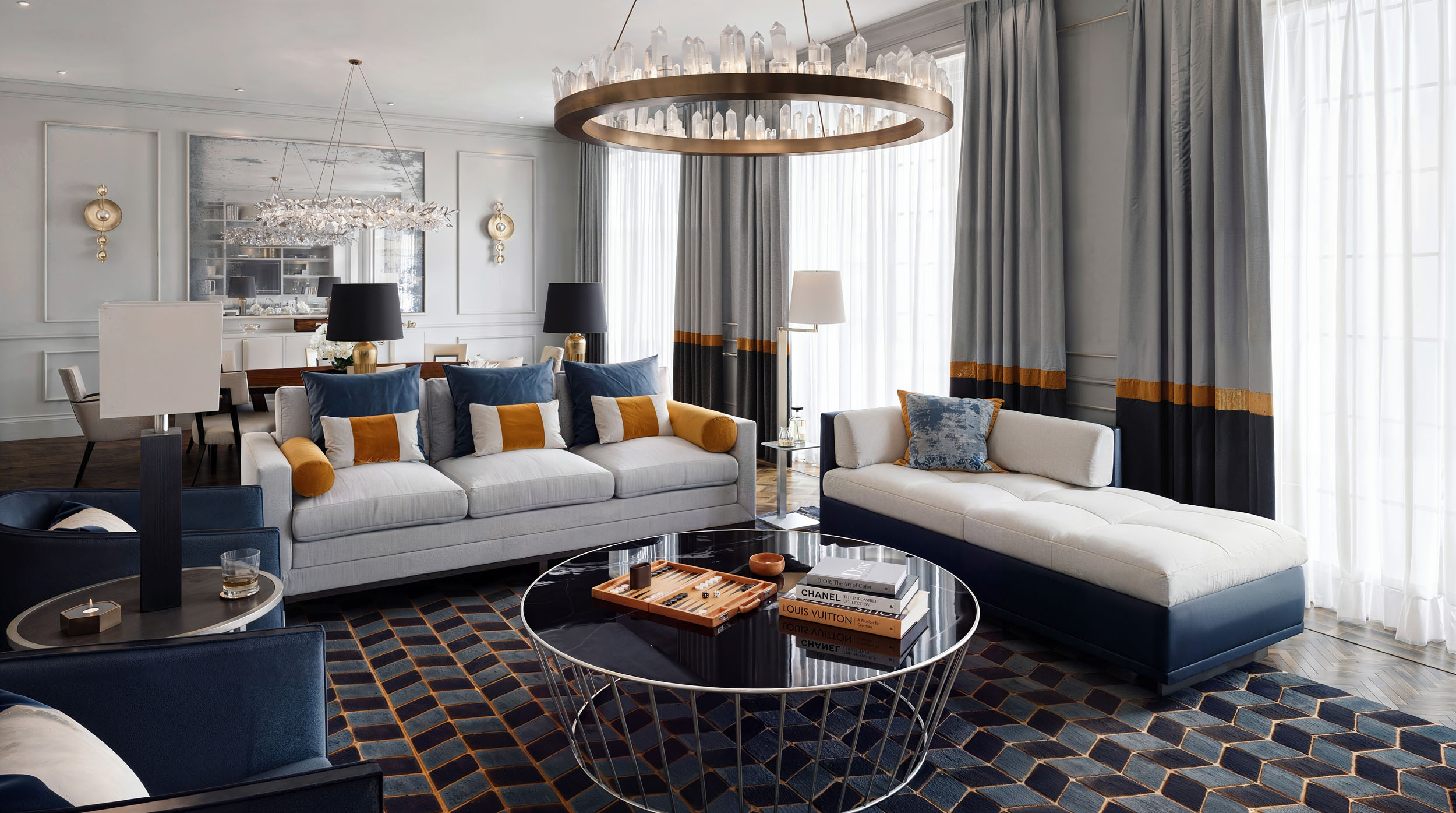 Photorealistic render of a living space from architectural CGI studio.