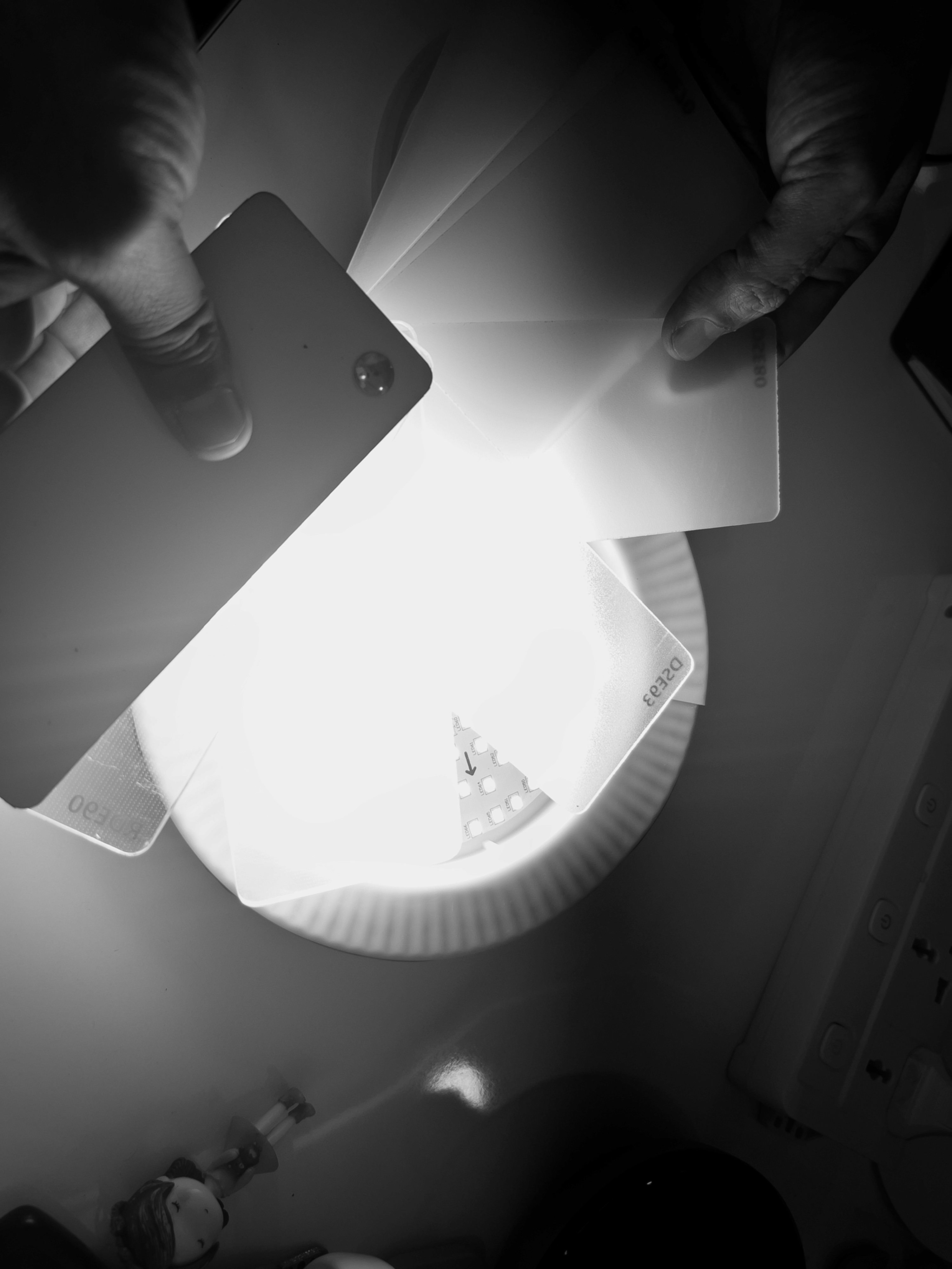 Research Photograph - Fine tuning materials for Edge Lighting