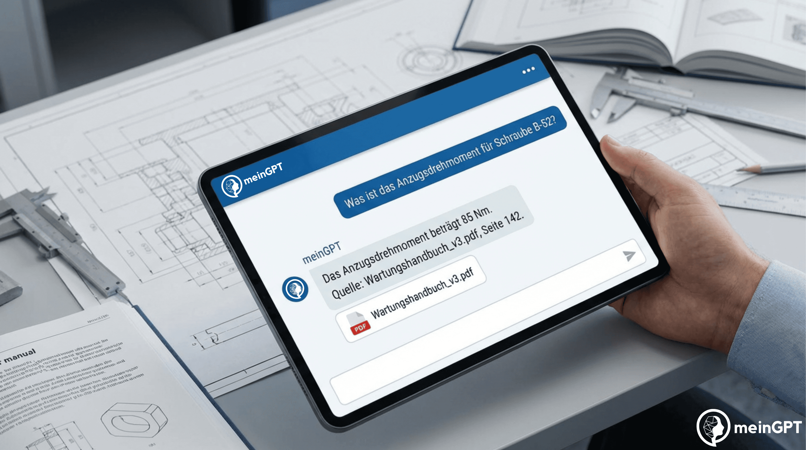 RAG-Technologie in der Praxis: KI beantwortet technische Fragen aus PDF