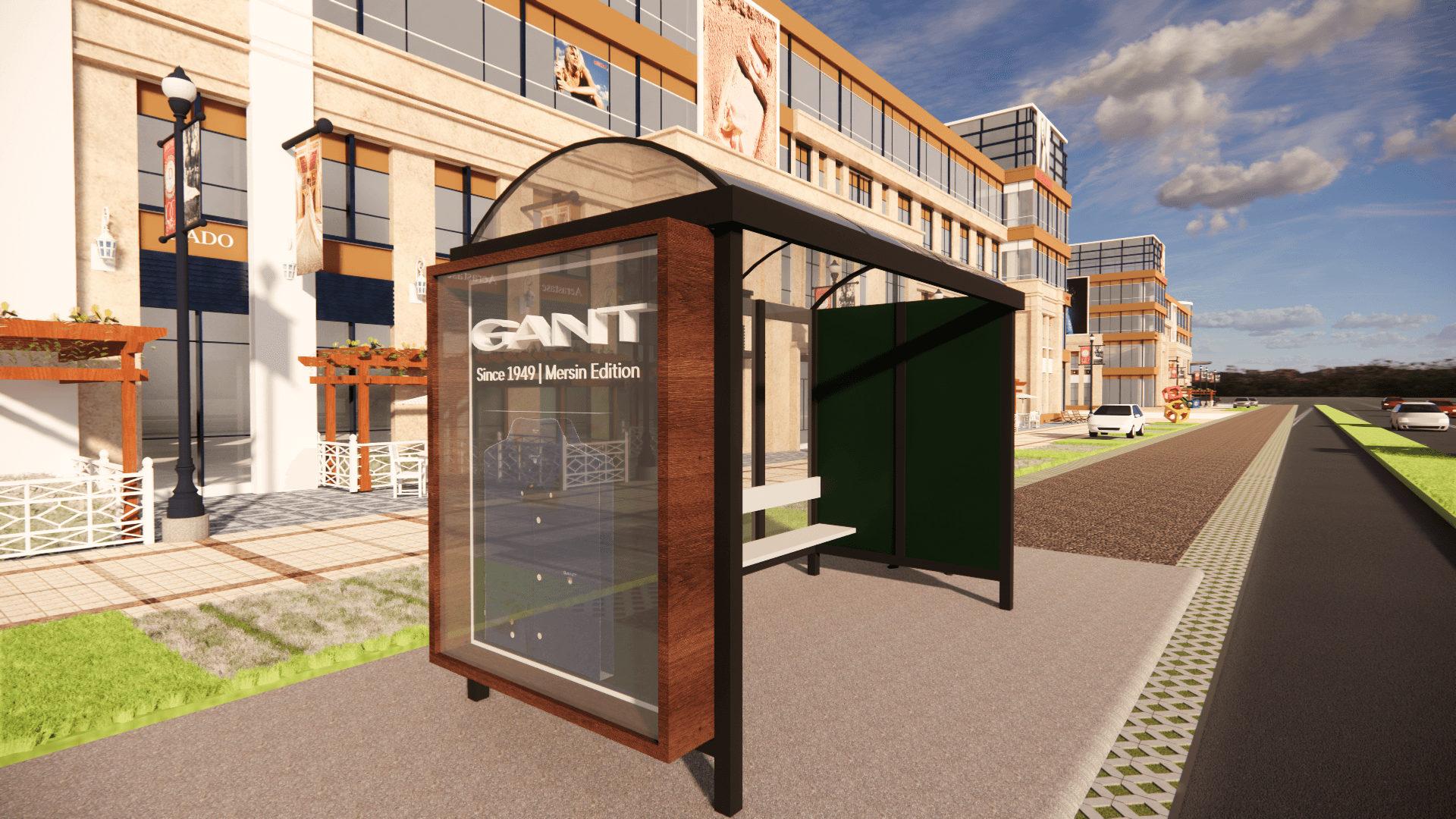 Brand activation pop-up on an Istanbul street
