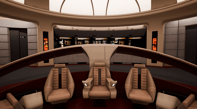 Star Trek Command Center in Zoom Background