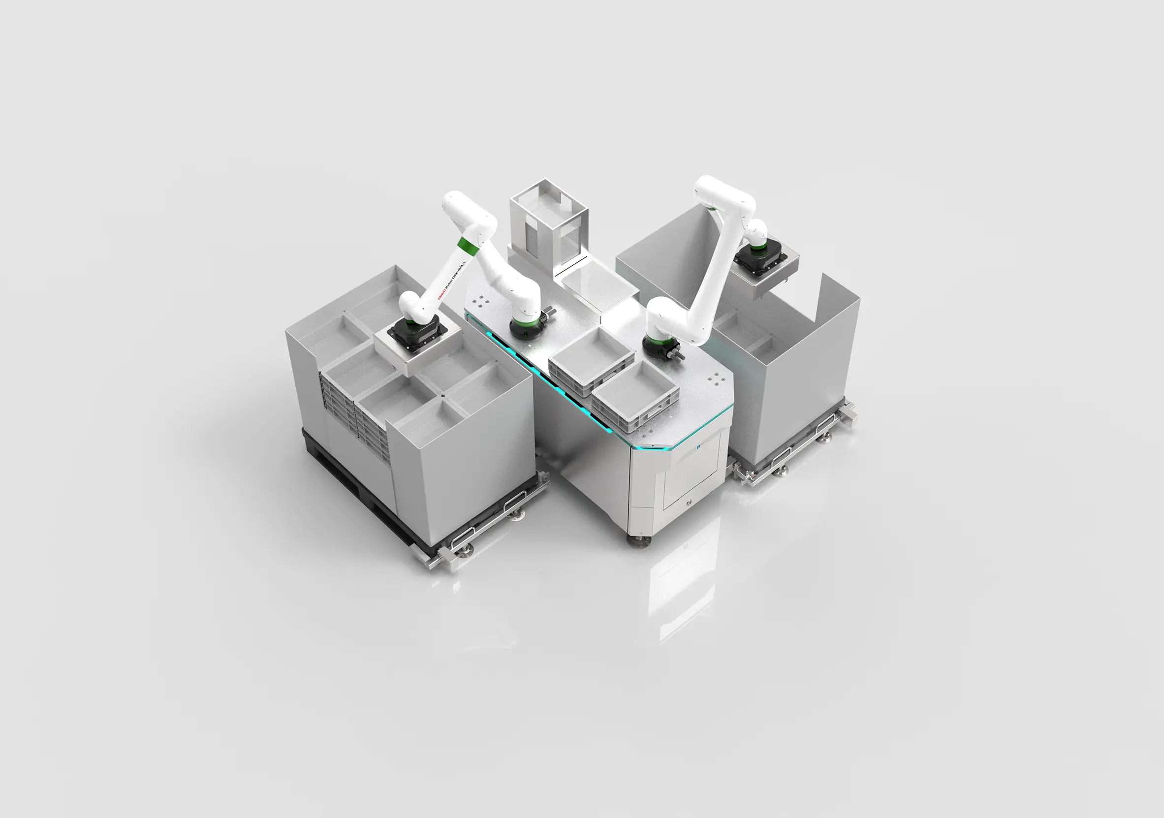 RoboVial solution from ESSERT Robotics ISO top view