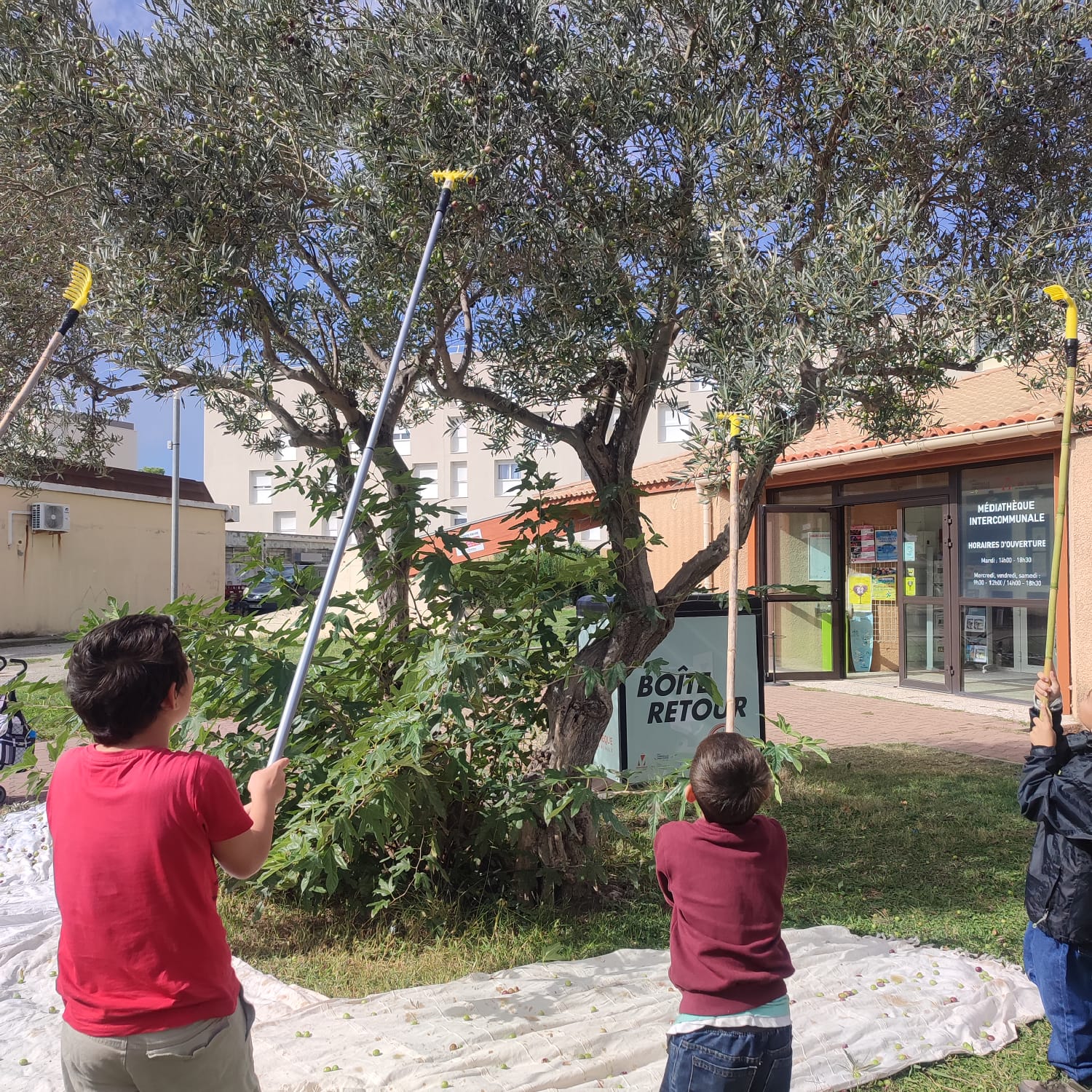 Group of men standing with Sufboard