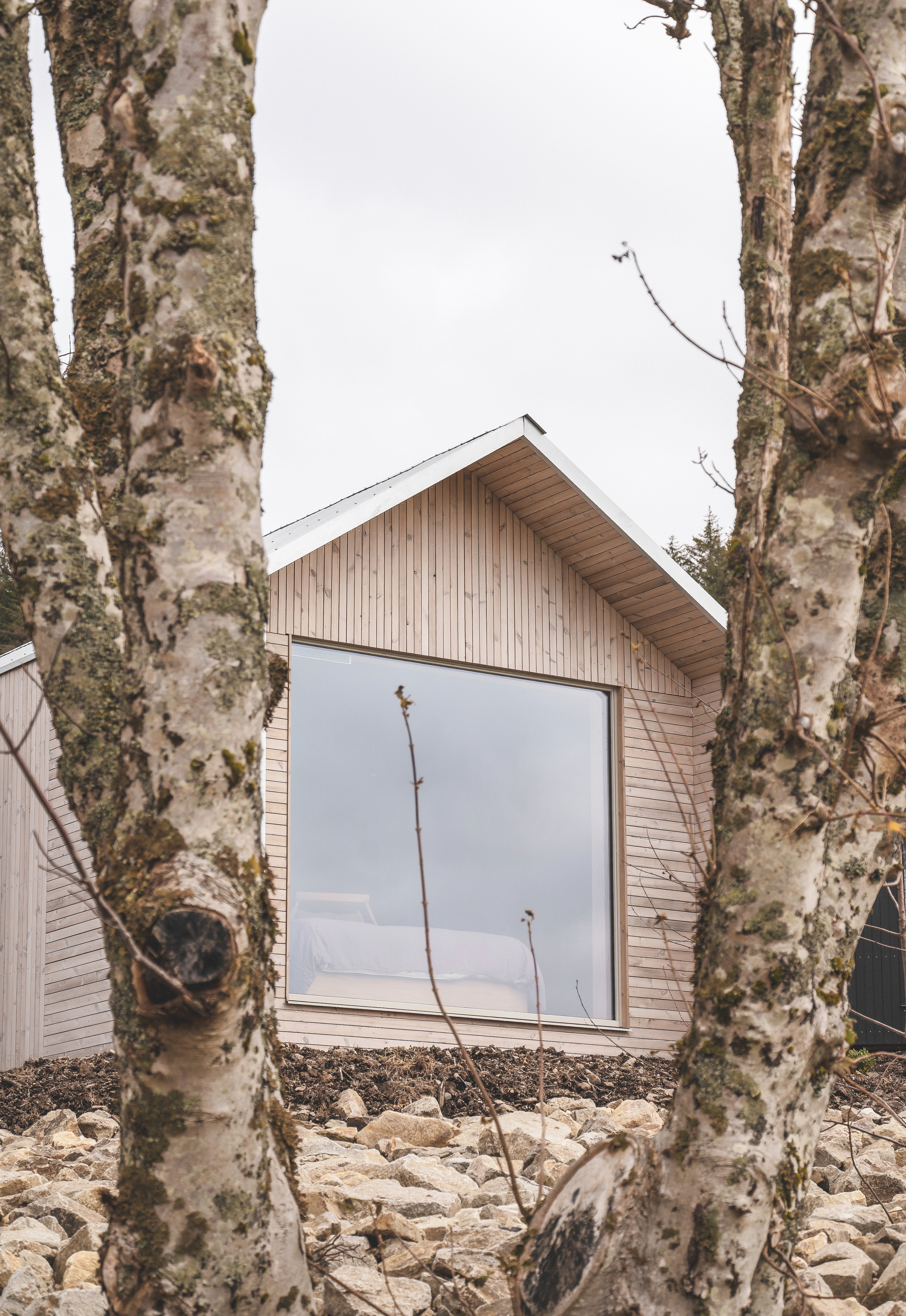 Distillery cabins for Isle of Raasay distillery - design by S+Co and Corr Cabins