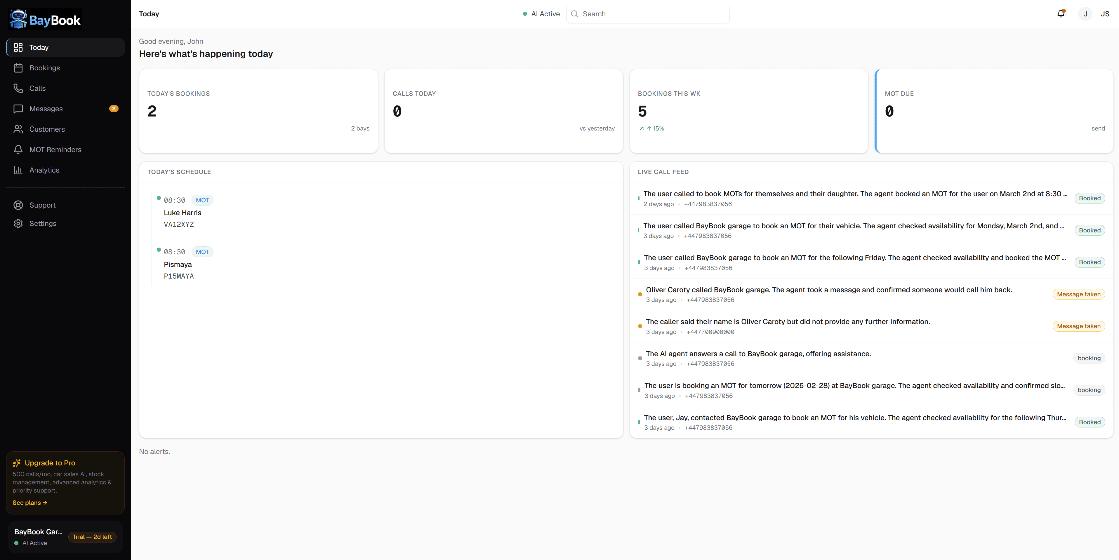 Business dashboard showing revenue, deals, customer list, growth chart, and new activity. 