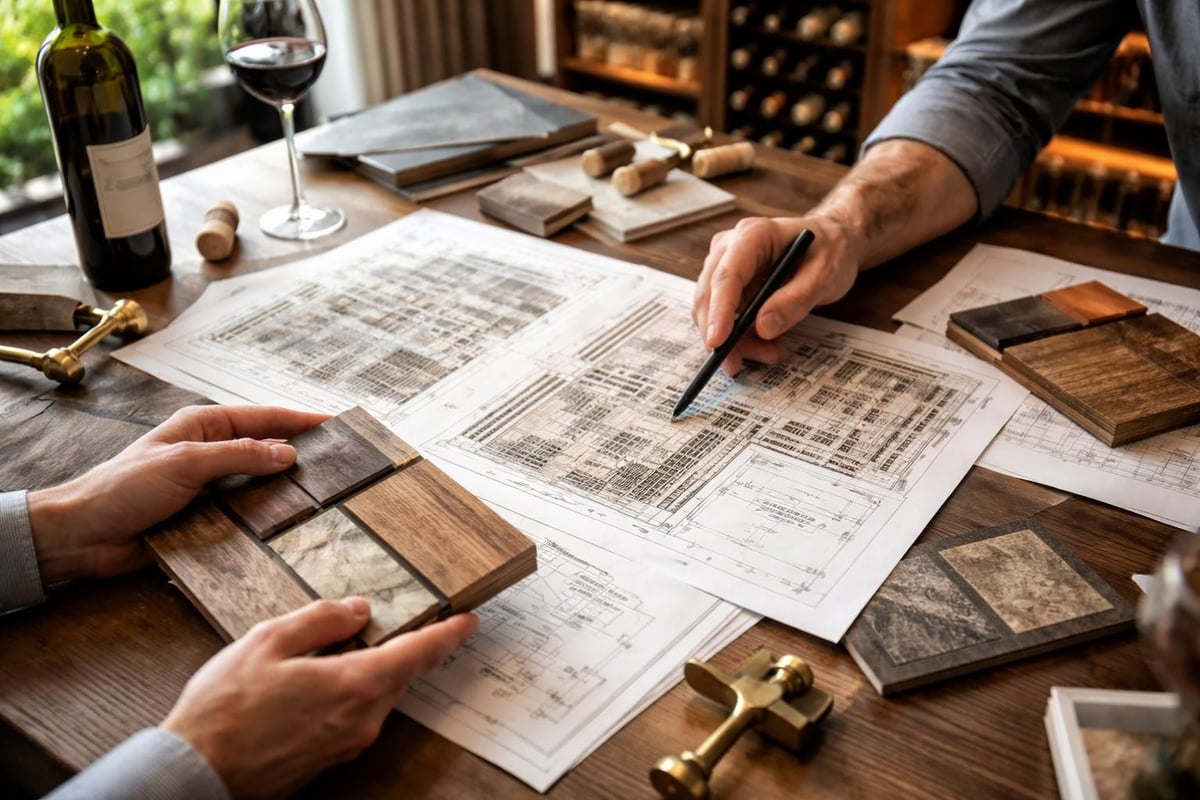 Wine cellar design consultation