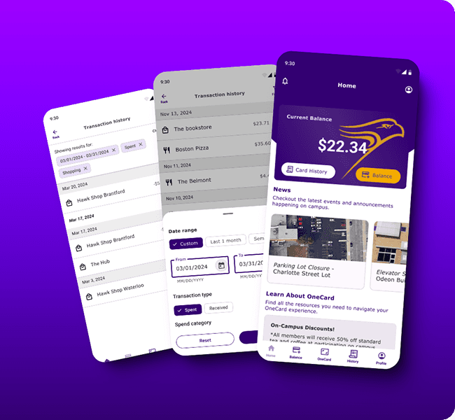 Application in all responsive views