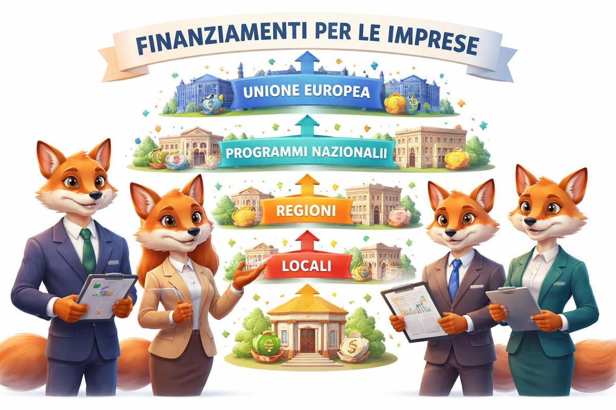 Piramide delle fonti di finanziamento