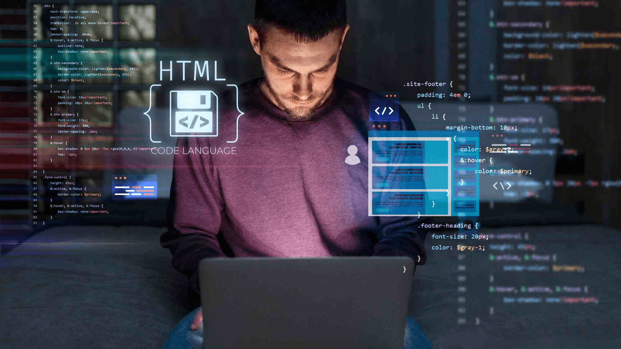 man coding - How Much Does It Cost to Hire a Software Developer