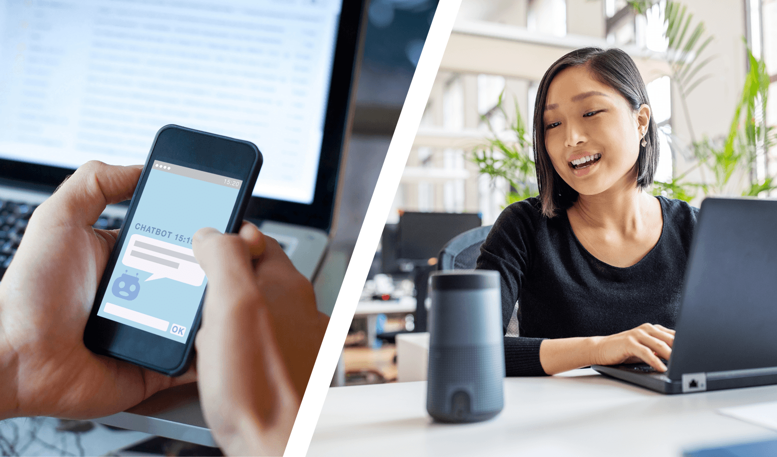 Seller using TikTok Shop Help Center Chat Assistant on mobile and desktop to resolve support issues quickly.