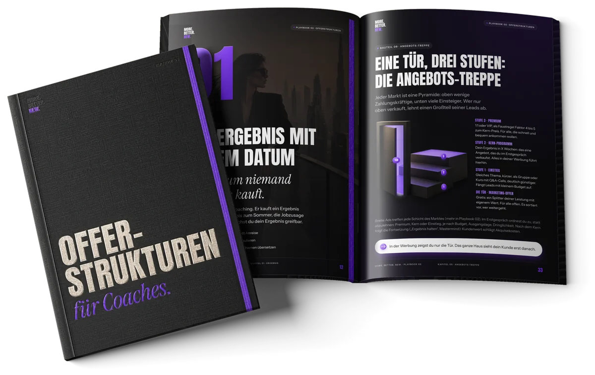 Das Playbook Offer-Strukturen für Coaches