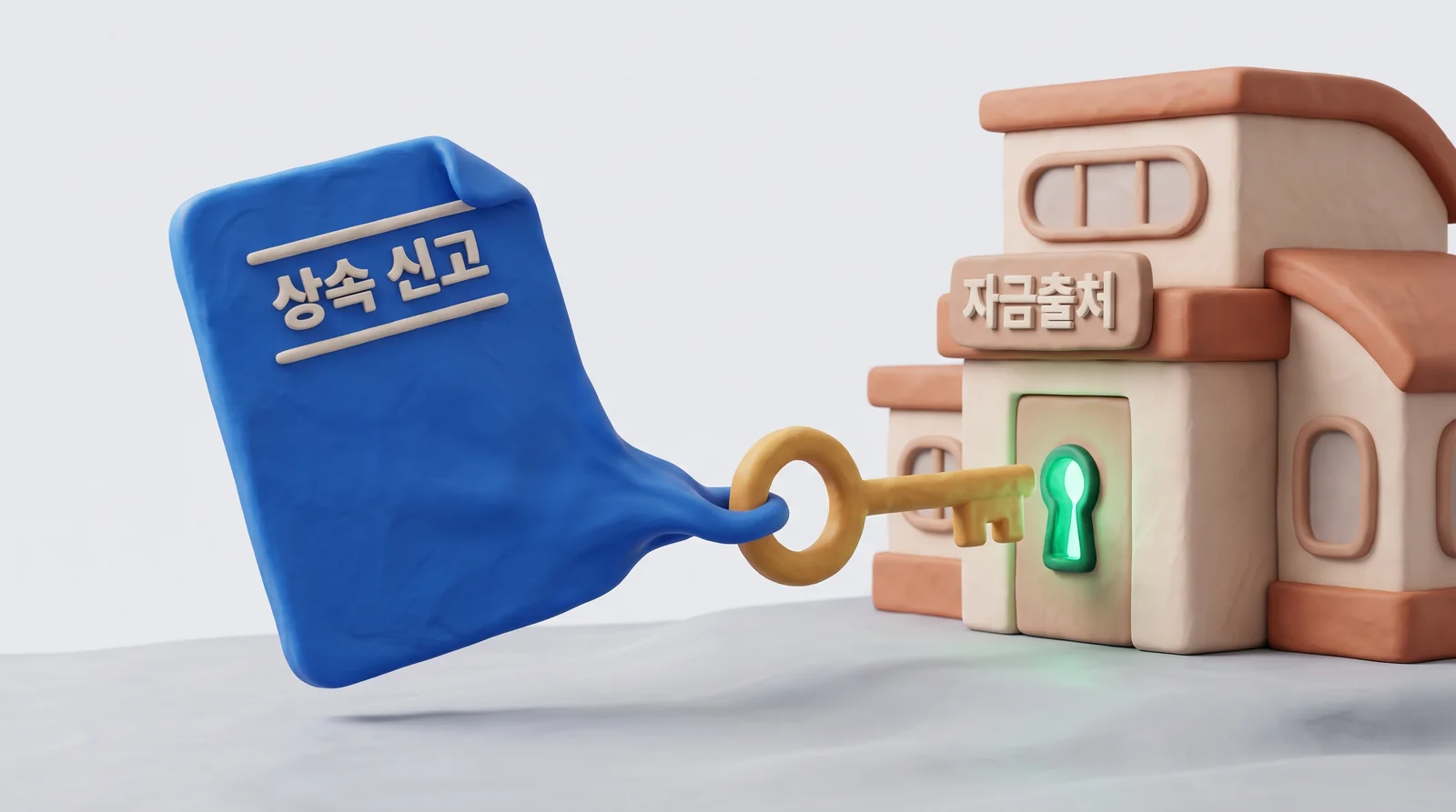 상속세 신고서가 자금출처를 여는 열쇠가 되는 은유