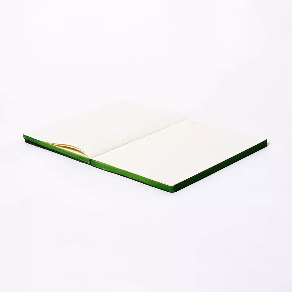 Minimal A5 softcover journal with custom design