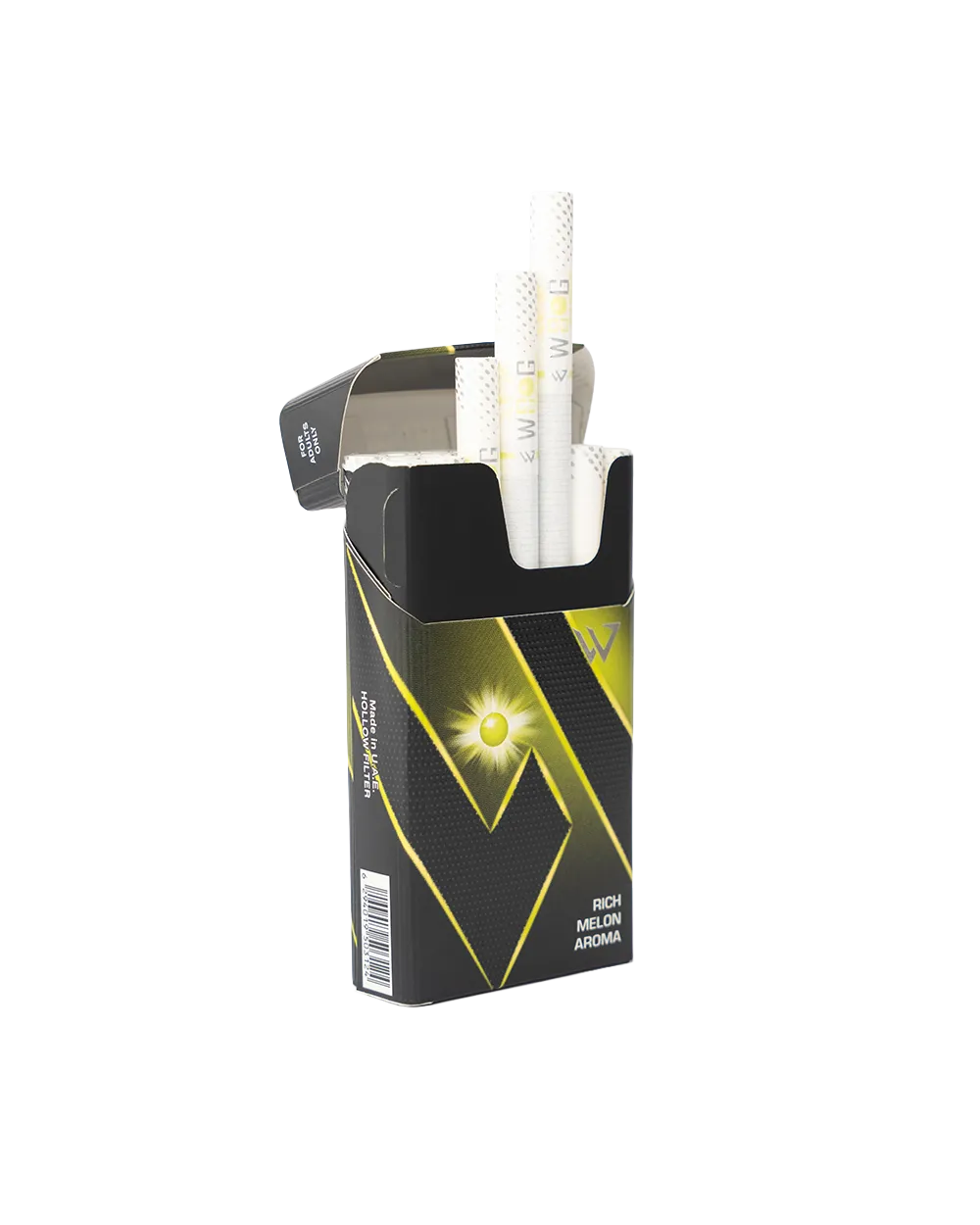Woog Melon Mint cigarette pack.
