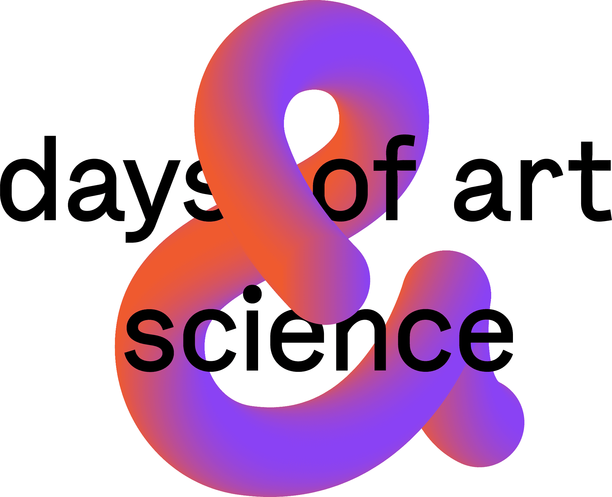 Grafisch ontwerp Days of Art % Science logo 
