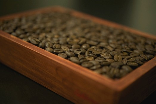 Close-up of coffee beans