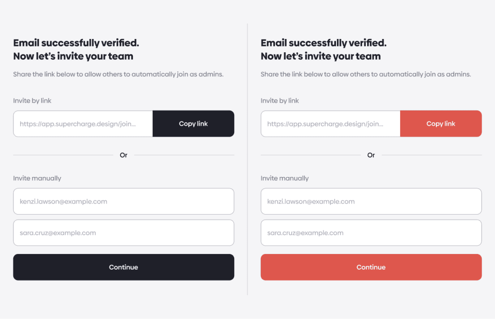 Example showing how working in grayscale emphasizes the spacing and layout by simplifying other more complex aspects of visual design