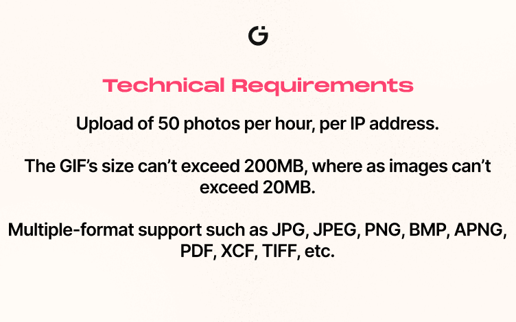 Imgur technical requirements