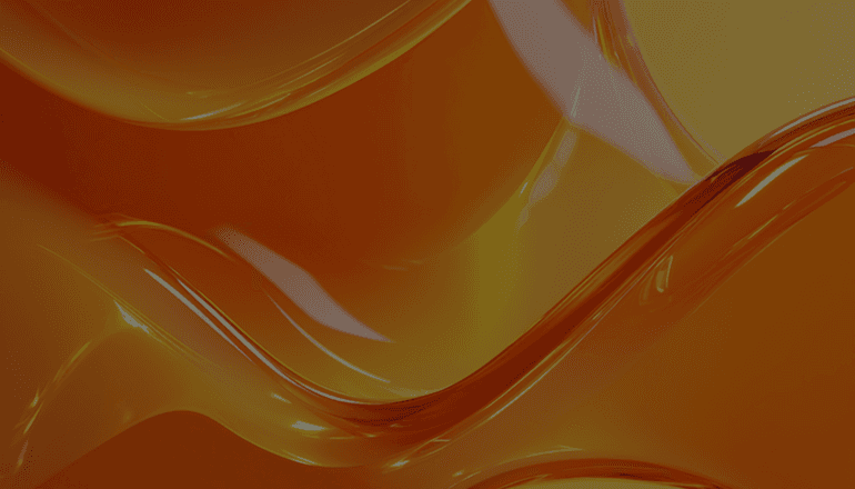 Orange glassmorphism