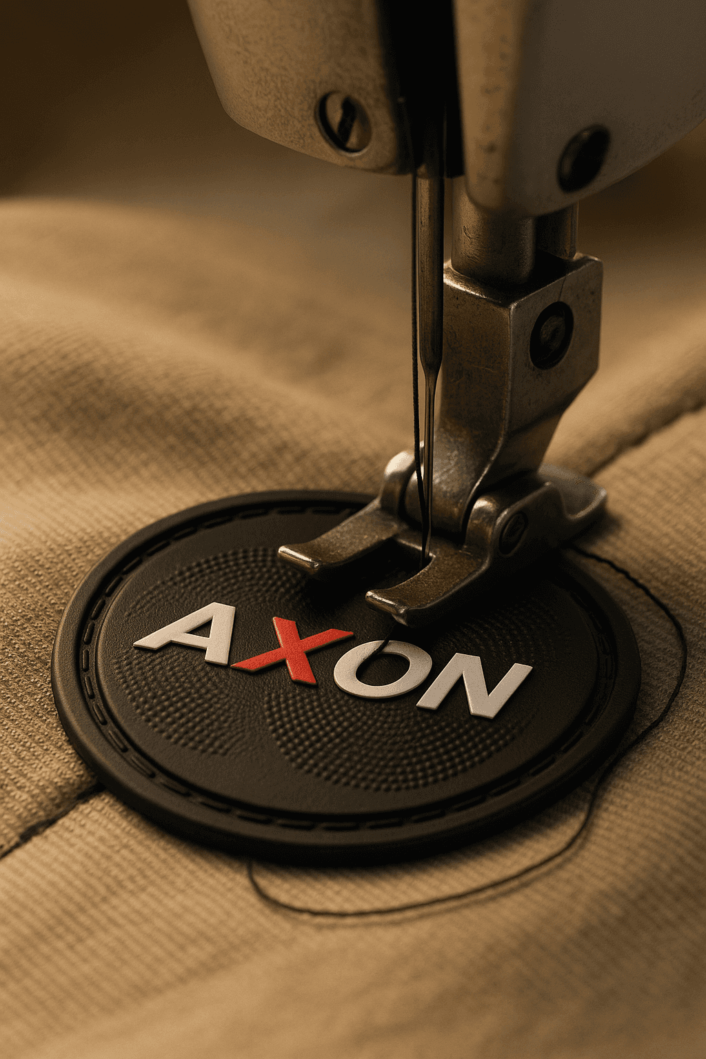 Athlete winning a race